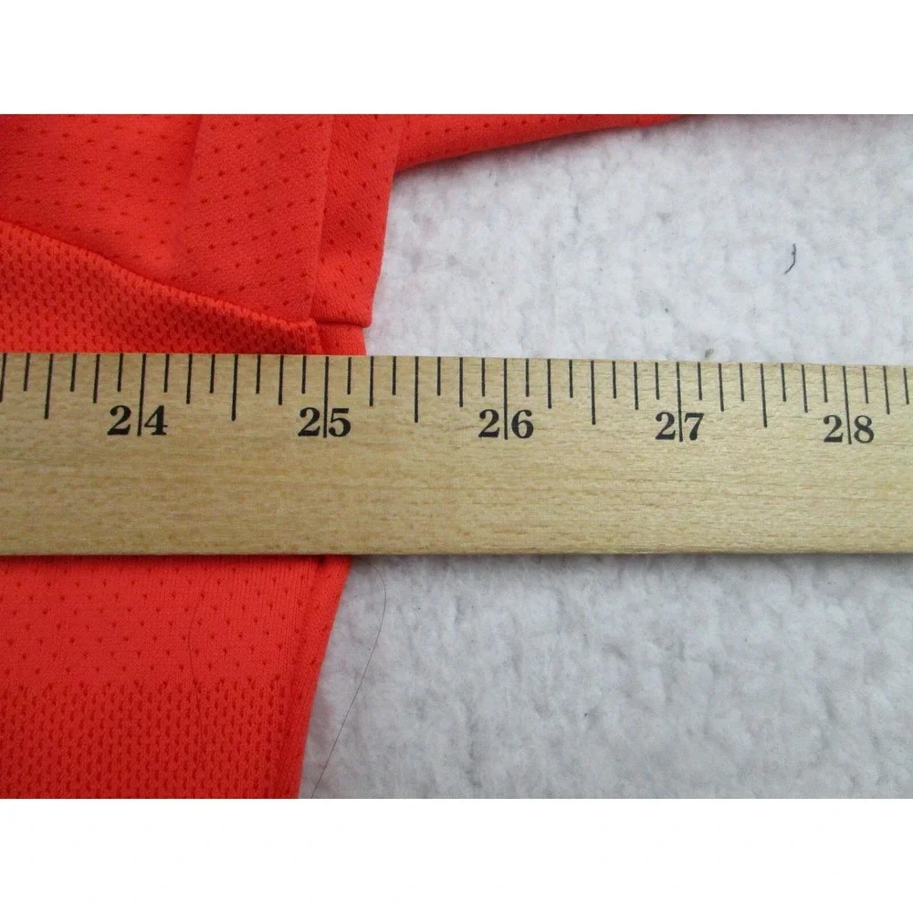 Nike Zonal Cooling Polo Shirt Mens XL Orange Short Sleeve Mesh Golf‎ Performance